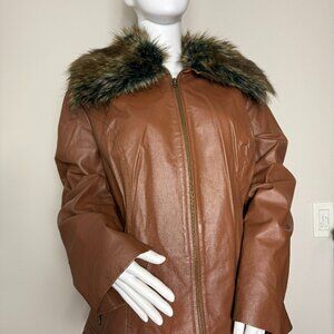Jessica London Women's Brown and Burgundy Jacket Size 18
